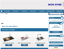 Tablet Screenshot of mon-evier.com